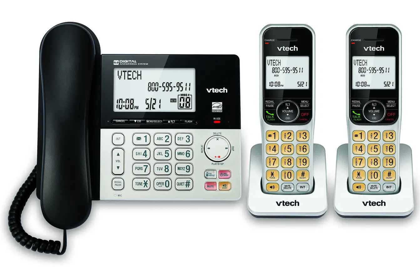 Vtech Vg208 Dect 6.0 Corded/cordless Telephone User Guide
