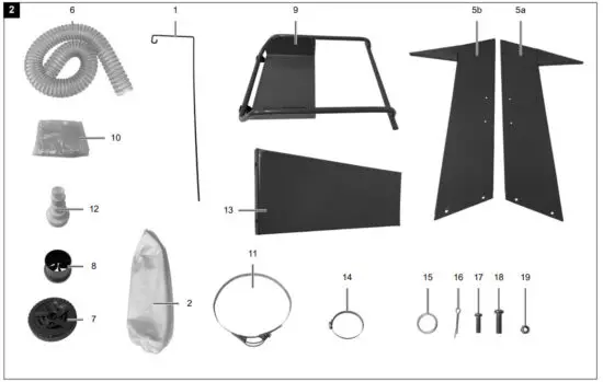 scheppach DC500 Dust Collector - figure 2