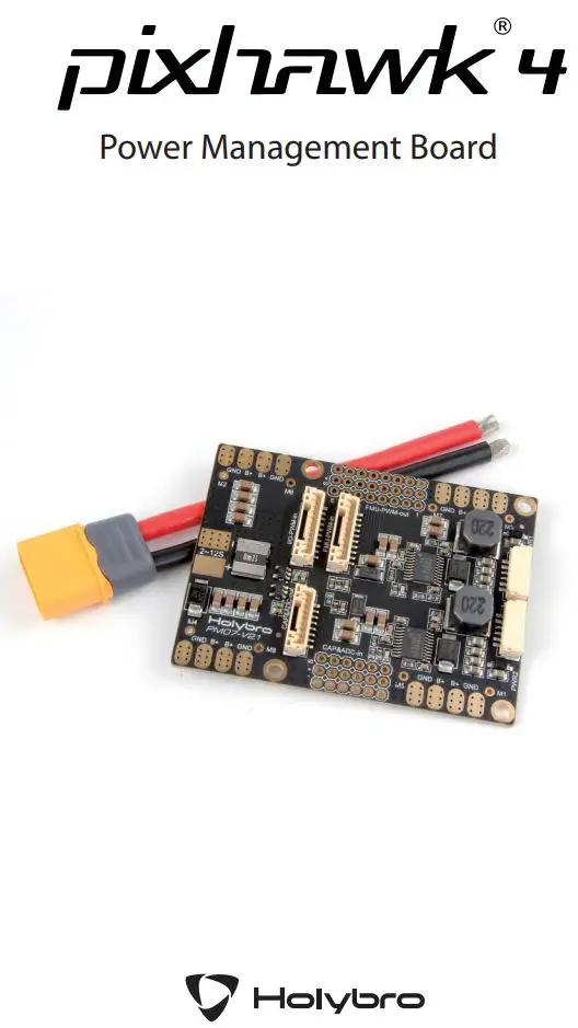 Holybro Power Management Board User Manual