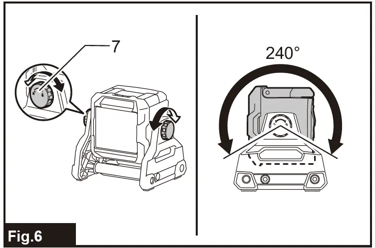 makita- ML003G -Cordless- Worklight -6