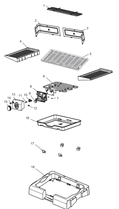 KLARSTEIN 10034694 DR. BEEF PRO Electric Grill 1