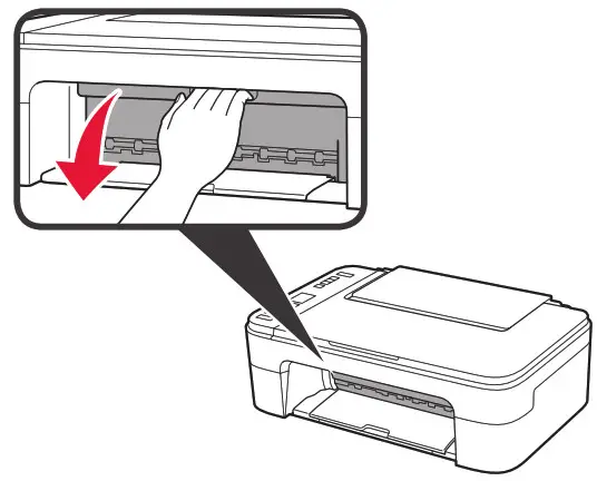 Canon PIXMA E3300 Series User Manual - Open the cover