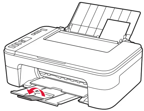 Canon PIXMA E3300 Series User Manual - Open the output tray extension