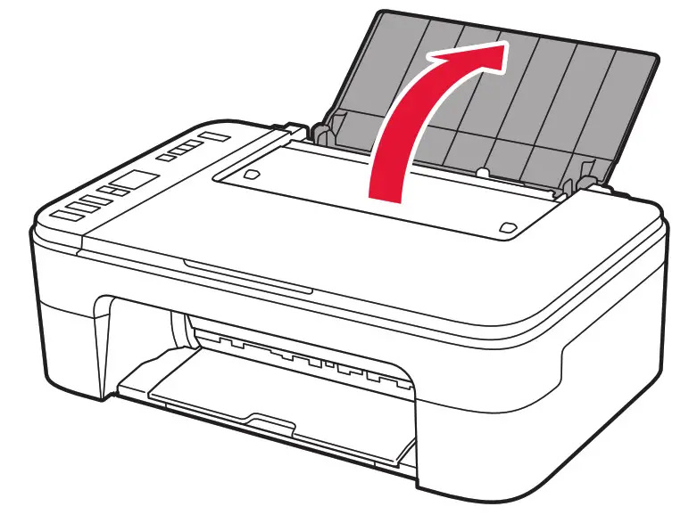 Canon PIXMA E3300 Series User Manual - Open the paper support