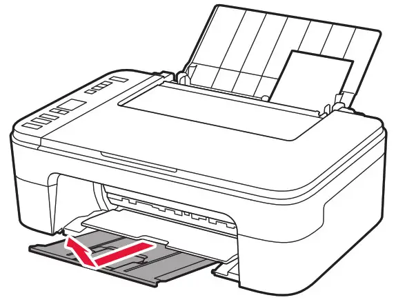 Canon PIXMA E3300 Series User Manual - Pull out the paper output tray-