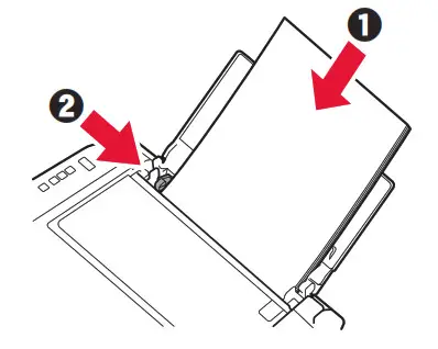 Canon PIXMA E3300 Series User Manual - Slide the paper guide to align it with