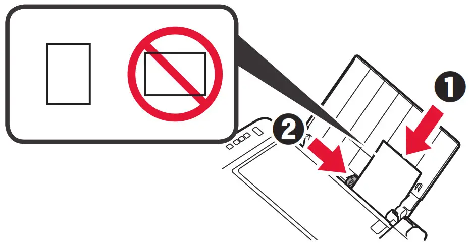 Canon PIXMA E3300 Series User Manual - Slide the paper guide to the left