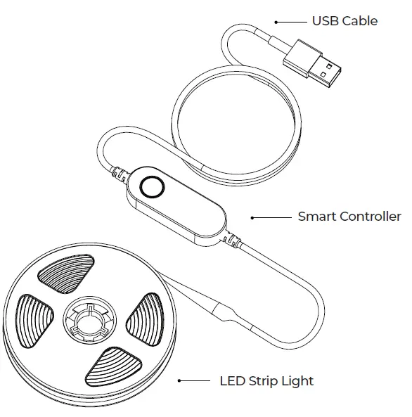 globe electric 50115 Smart WiFi LED Strip Light-FIG1