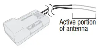 E-flite Turbo Timber Evolution 1.5m Instruction Manual - Active portion of antenna