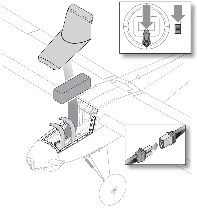 E-flite Turbo Timber Evolution 1.5m Instruction Manual - Battery Installation and ESC Arming