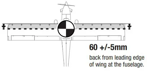 E-flite Turbo Timber Evolution 1.5m Instruction Manual - Center of Gravity