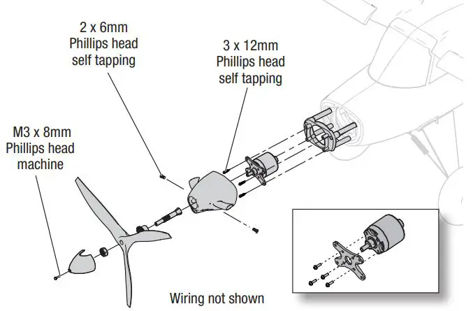 E-flite Turbo Timber Evolution 1.5m Instruction Manual - Motor Service