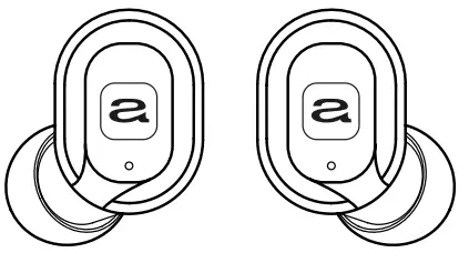 Aiwa AIR2 Prodigy Air2 TRUE WIRELESS EARBUDS - control functions