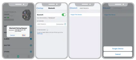 Disconnecting process