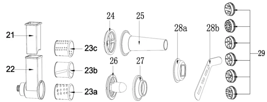 kogan KAELSTMXSVA 1200W Elite All-In-One Stand Mixer - Fig 2