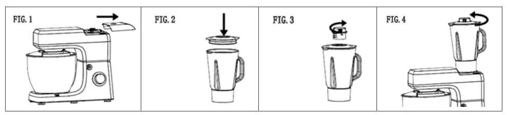 kogan KAELSTMXSVA 1200W Elite All-In-One Stand Mixer - e blender