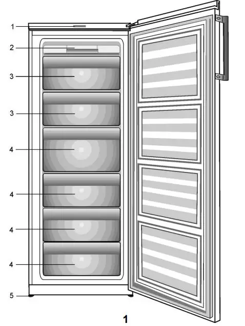 beko RFSA240M31WN Freestanding Upright Freezer 1