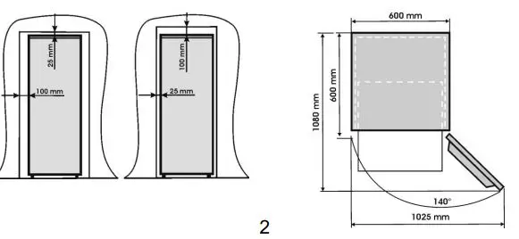 beko RFSA240M31WN Freestanding Upright Freezer 2