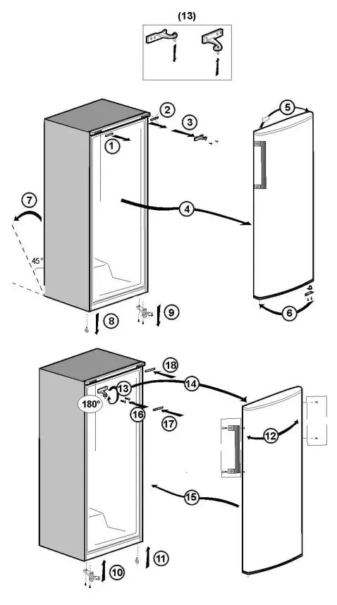 beko RFSA240M31WN Freestanding Upright Freezer 9