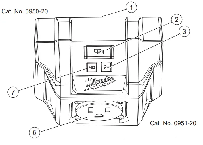 milwaukee 0950-20 WIRELESS DUST CONTROL REMOTE AND ADAPTER-8