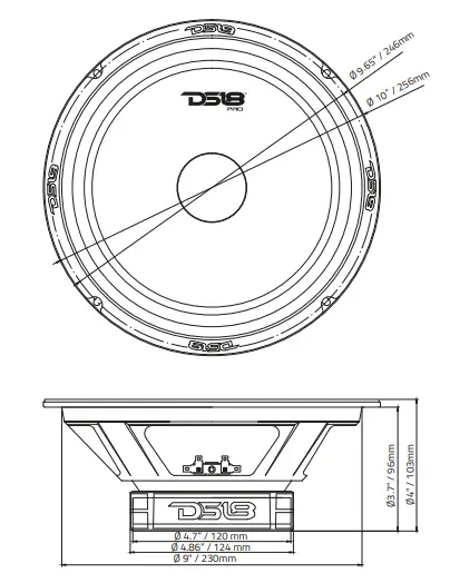 DS18-PRO-GM10-10-Inch-Midrange-Loudspeaker-1