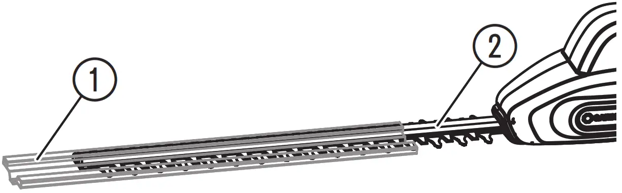 GARDENA 8883 Telescopic Hedge Trimmer - ASSEMBLY 1