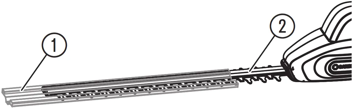 GARDENA 8883 Telescopic Hedge Trimmer - OPERATION 1