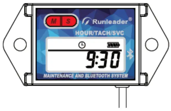 Runleader RL HM027BT Battery Indicator and Hour Meter