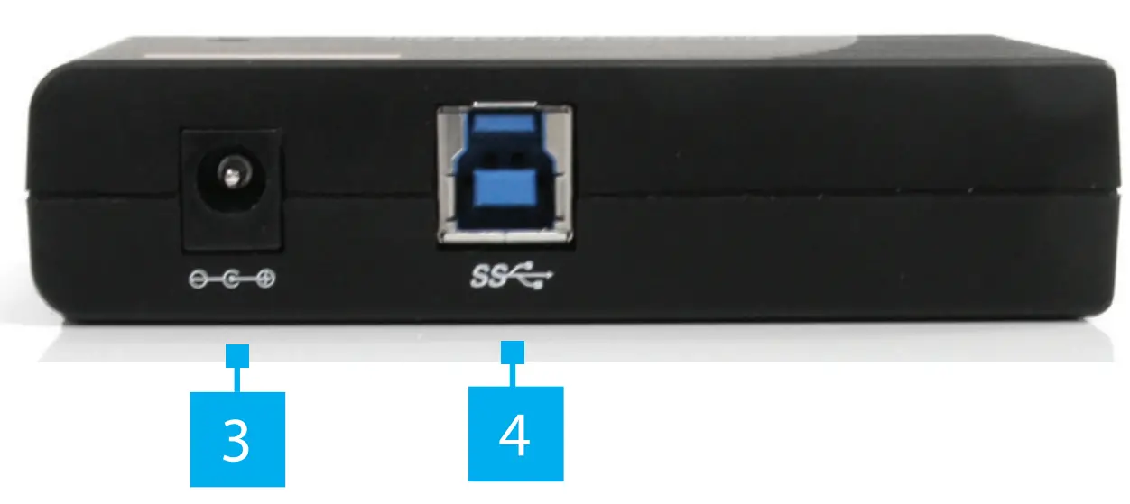 StarTech 4 Port Black SuperSpeed USB 30 Hub - fig