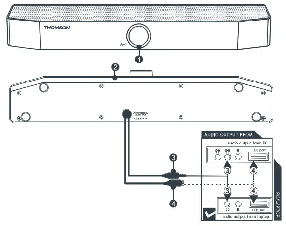 THOMSON QYTM-D528 Computer Speakers - product