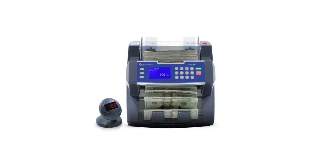 Accubanker Ab4200 Basic Or Mguv Commercial Bill Counter User Guide