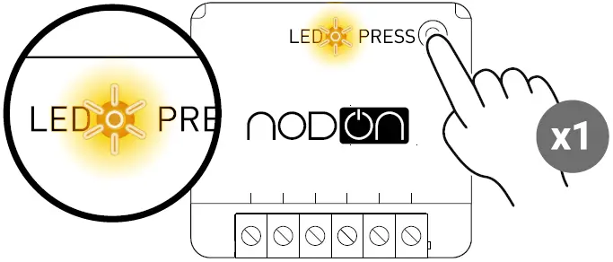 noDon SIN-4-2-20 Zigbee On-Off Lighting Relay Switch 12