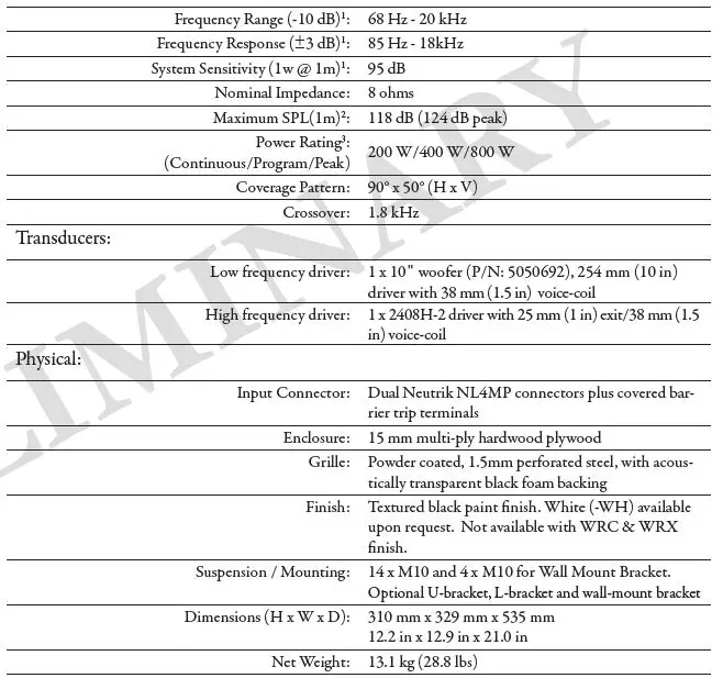 JBL Professional AC195 Two-Way Full-Range Loudspeaker (2)