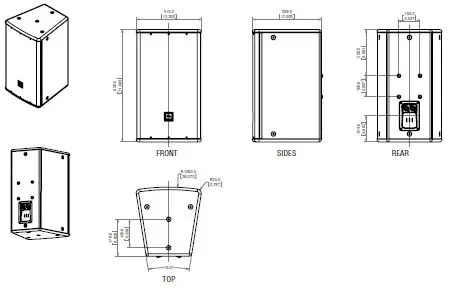 JBL Professional AC195 Two-Way Full-Range Loudspeaker (4)