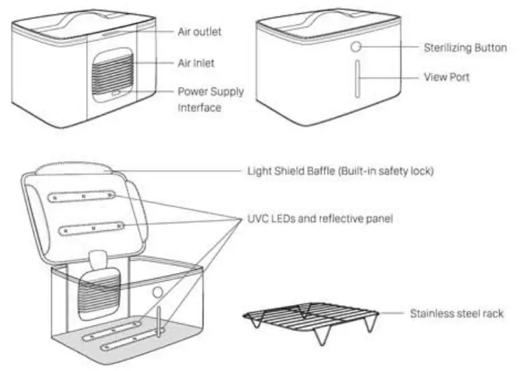 59S UVC LED Handheld - 10 year efup