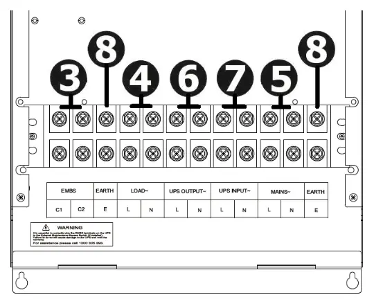 Power Shield PSMBSW10K External Maintenance Bypass Switch Module - Switch Module