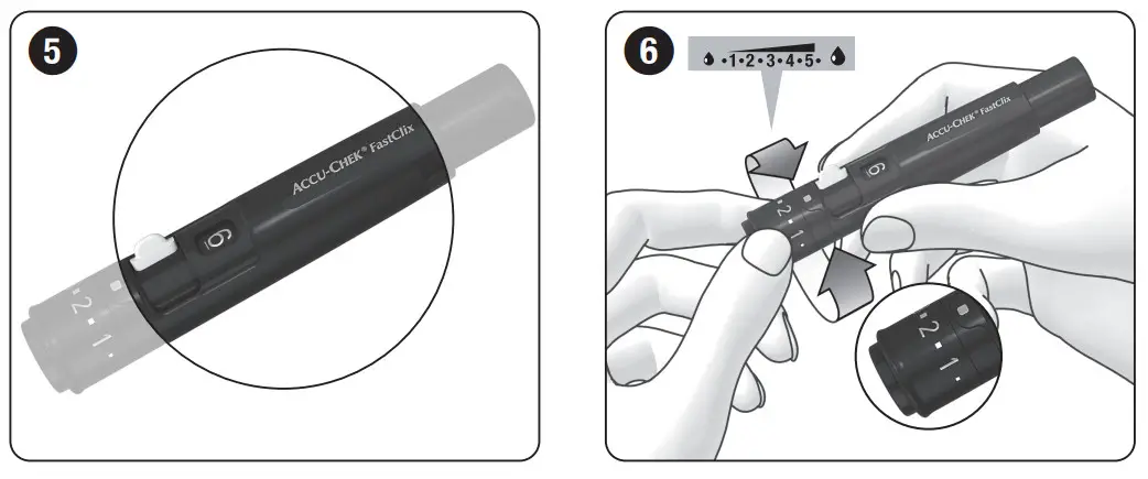 ACCU CHEK 4015630065578 Fastclix Finger Pricker and Lancet - Fig 2
