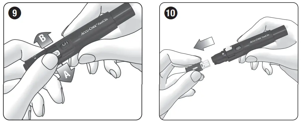 ACCU CHEK 4015630065578 Fastclix Finger Pricker and Lancet - Fig 4