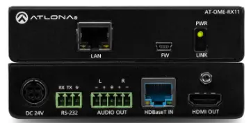 ATLONA AT-OME-RX11 Omega 4K UHD Scaler for HDBaseT and HDMI