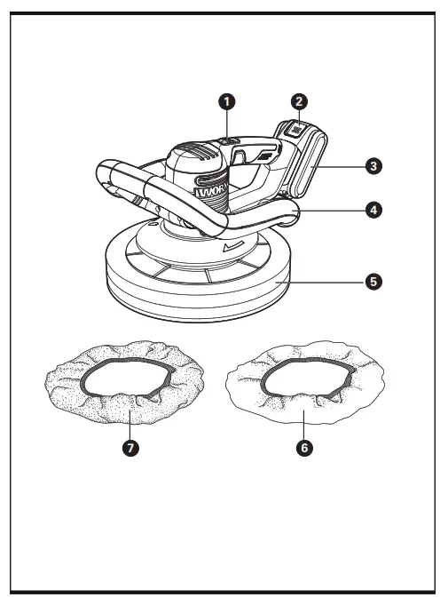 WORX WX856 20V Cordless Orbital Tool - 1