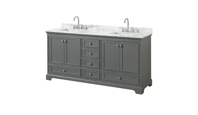 Wyndham Collection Wcf111172dlgc2unsmxx Double Bath Vanity In Dark Gray With Carrara Cultured Marble Top Installation Guide Wyndham Collection Wcf111172dlgc2unsmxx Double Bath Vanity In Dark Gray With Carrara Cultured Marble Top Installation Guide