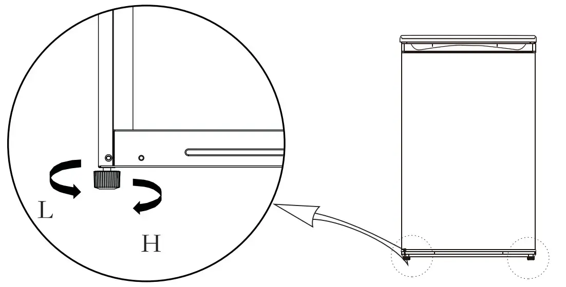 COOKOLOGY UCFZ68WH Under Counter Freestanding Freezer - Figure 16