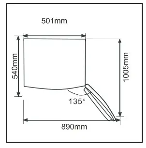 COOKOLOGY UCFZ68WH Under Counter Freestanding Freezer - Figure 24