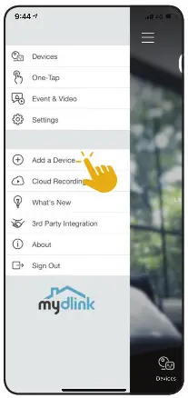 D-Link DSP-W320 Outdoor Wi-Fi Smart Plug -Add a Device.