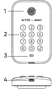 Wyze Labs WLCKB1 Smart Lock-1