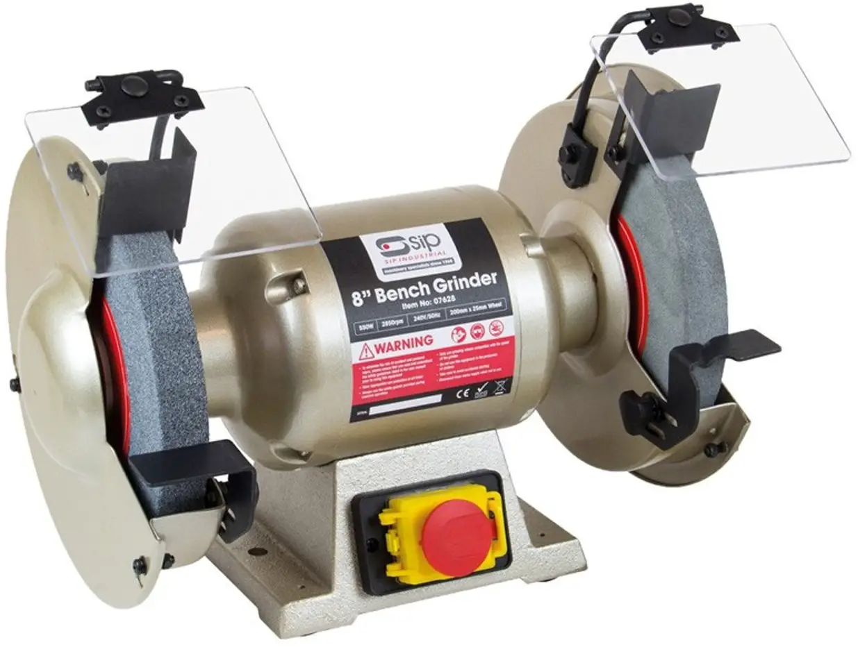 SIP INDUSTRIAL 07625, 07628 and 07650 Professional Bench Grinder