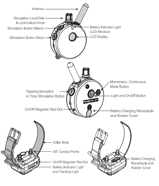 Educator ET-400 3-4 Mile Rechargeable Dog Trainer E-collar (2)