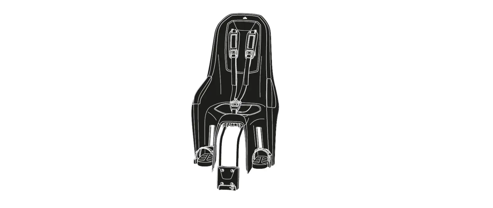 Thule 100109 Ridealong Lite Child Bike Seat Instructions