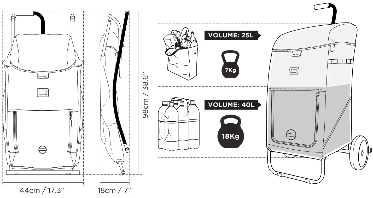 XLC BIKCARRY Bike Shopping Trolley - FIGURE 10