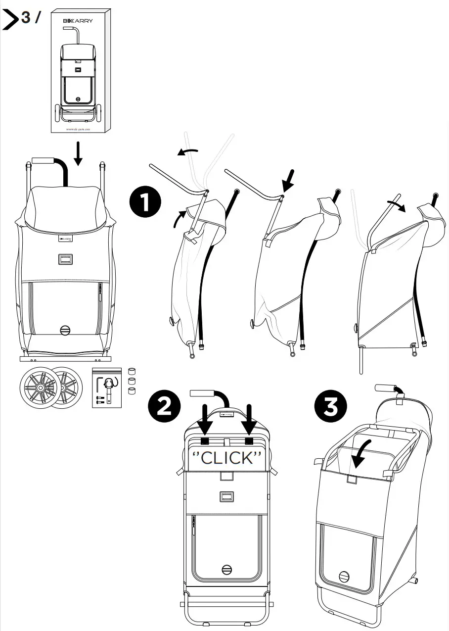 XLC BIKCARRY Bike Shopping Trolley - FIGURE 2